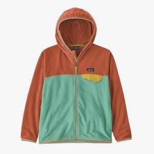Patagonia micro-d snap-t fleece, kid’s size small (7/8)